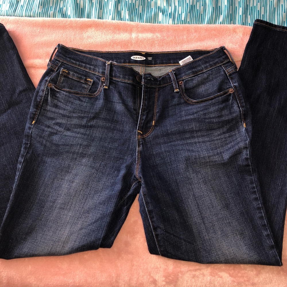 Dark Old Navy “Curvy Skinny” Jeans